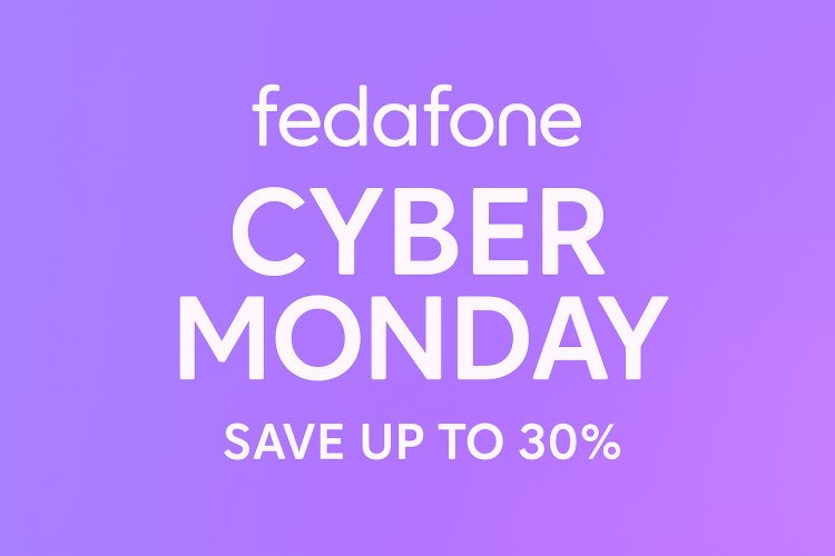 Cyber ​​Monday Extended at fedafone